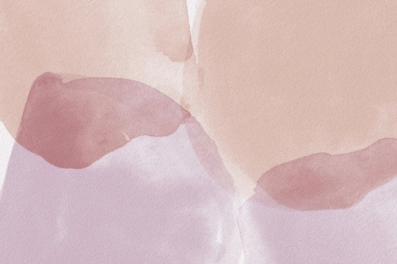 Swatches of shades of peach and rose overlapping